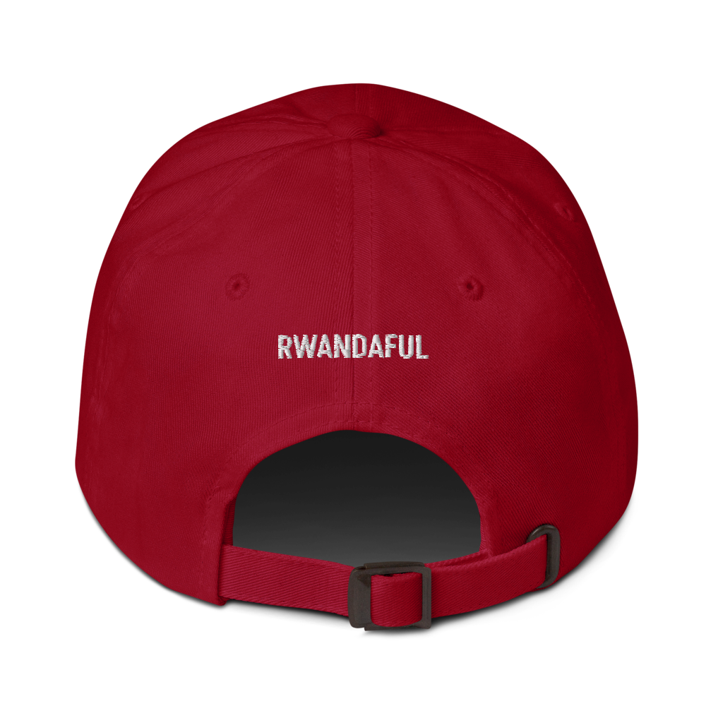 Baseball cap unisex white logo - IBCM9/Rwandaful (Colours)