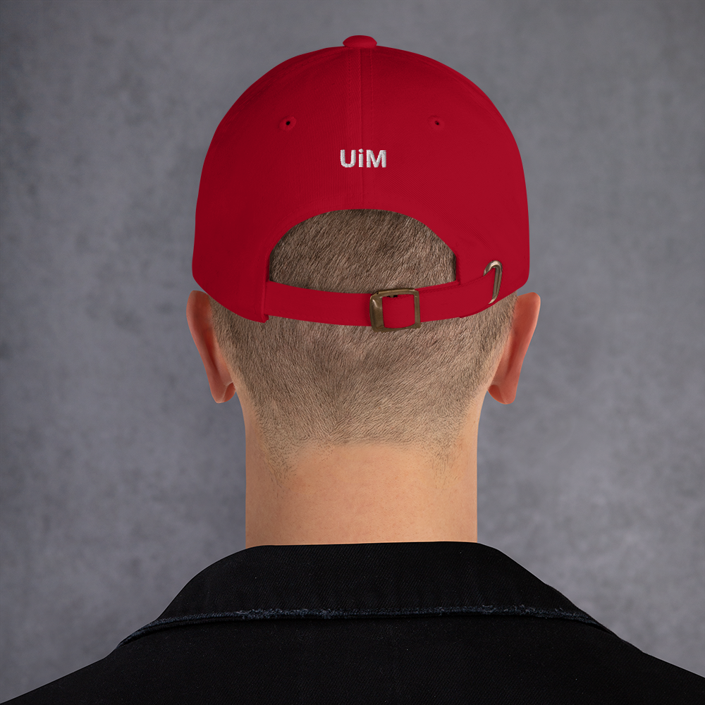 Baseball cap unisex white logo - IBCM Network/UiM (Unity is Mission) (Colours)