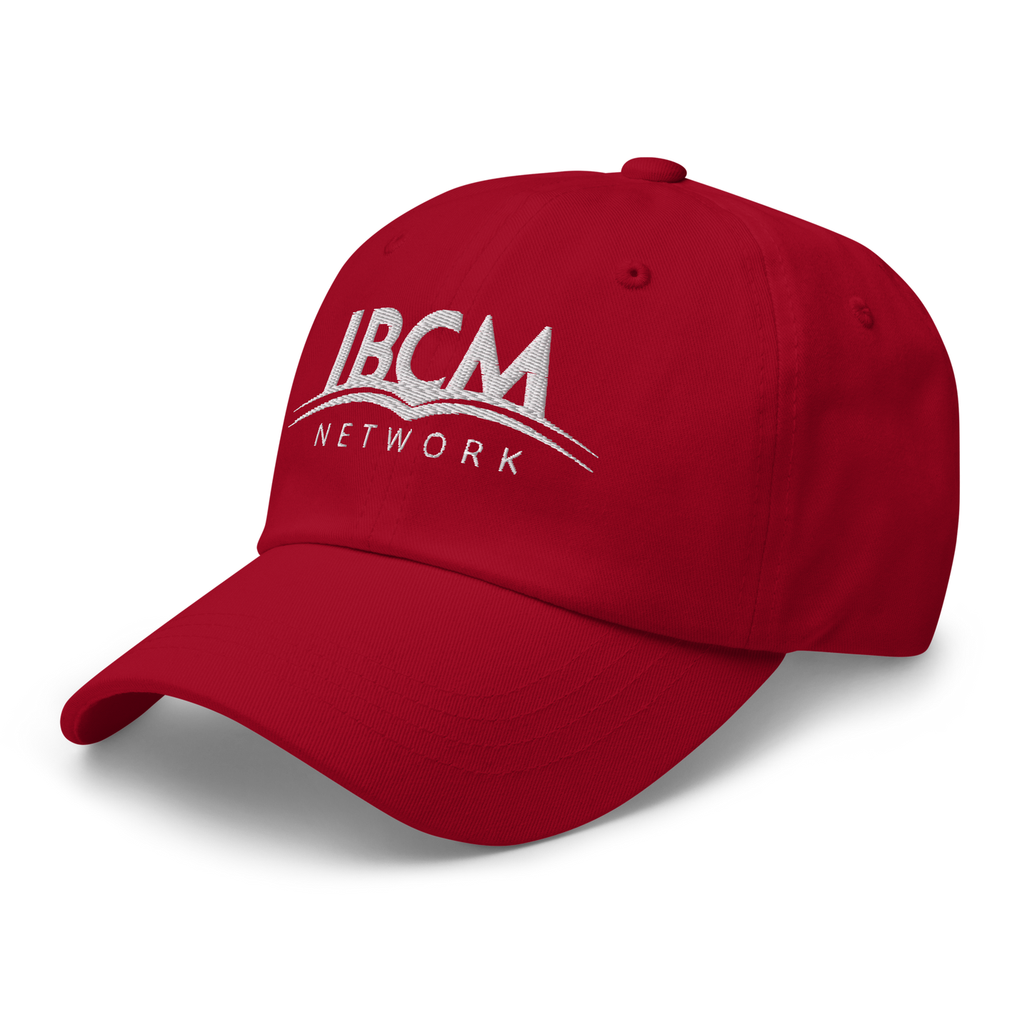 Baseball cap unisex white logo - IBCM Network/UiM (Unity is Mission) (Colours)