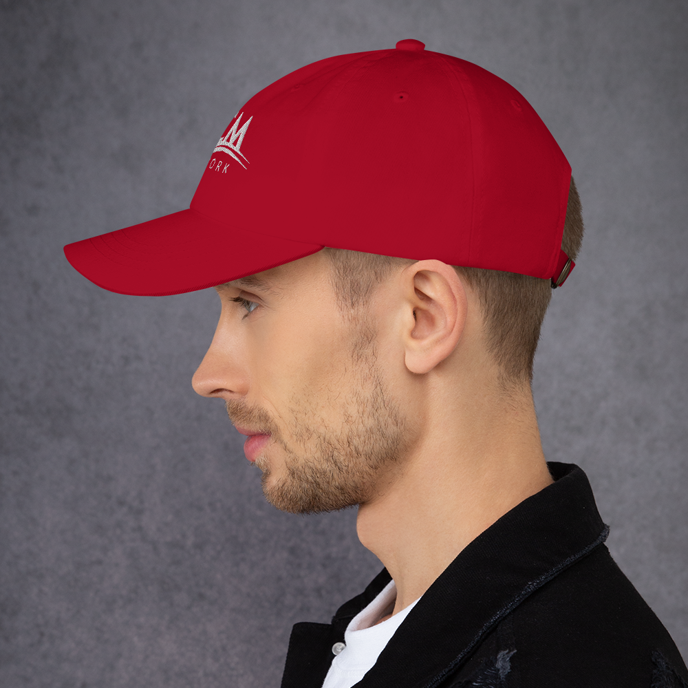 Baseball cap unisex white logo - IBCM Network/UiM (Unity is Mission) (Colours)
