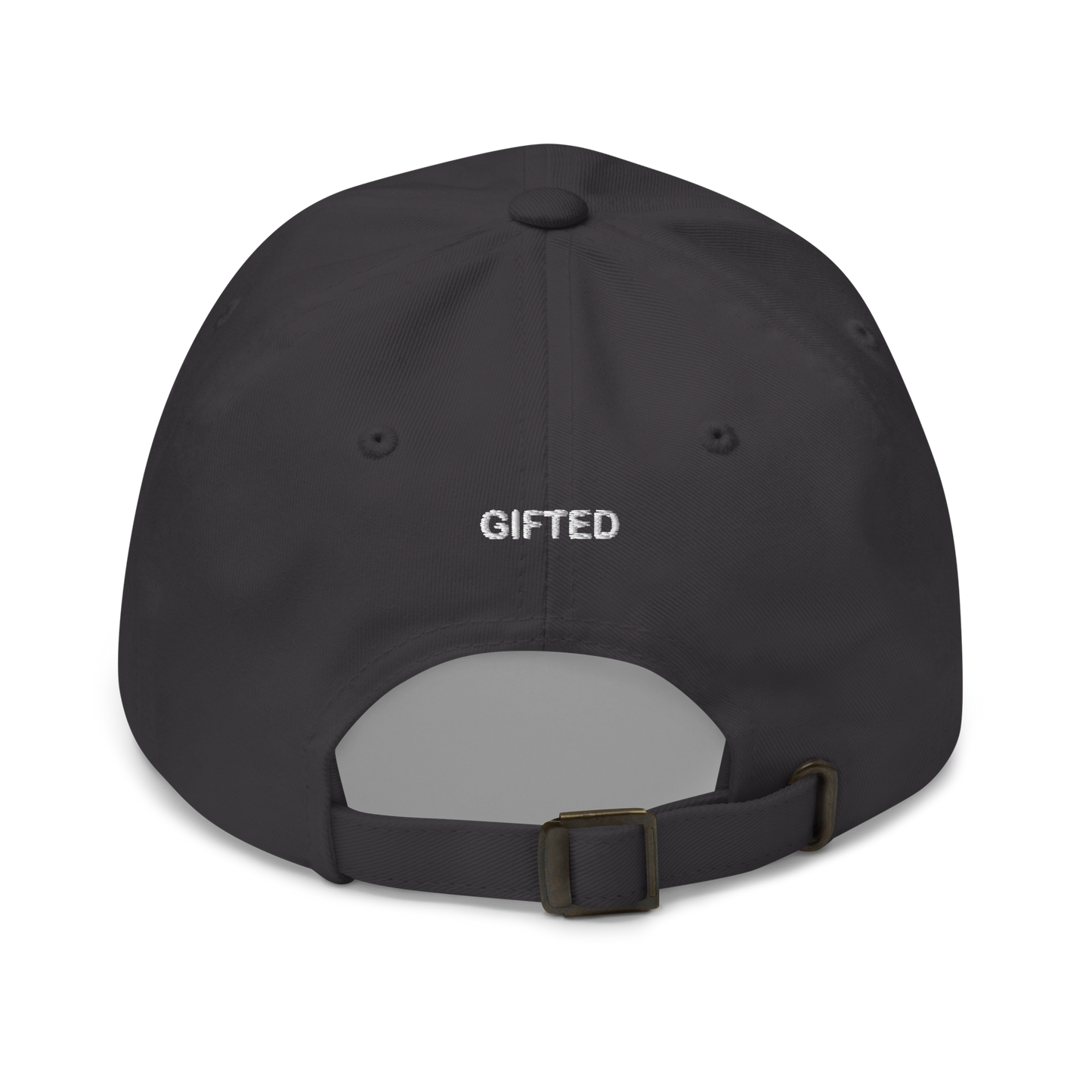 Baseball cap unisex white logo- Gifted
