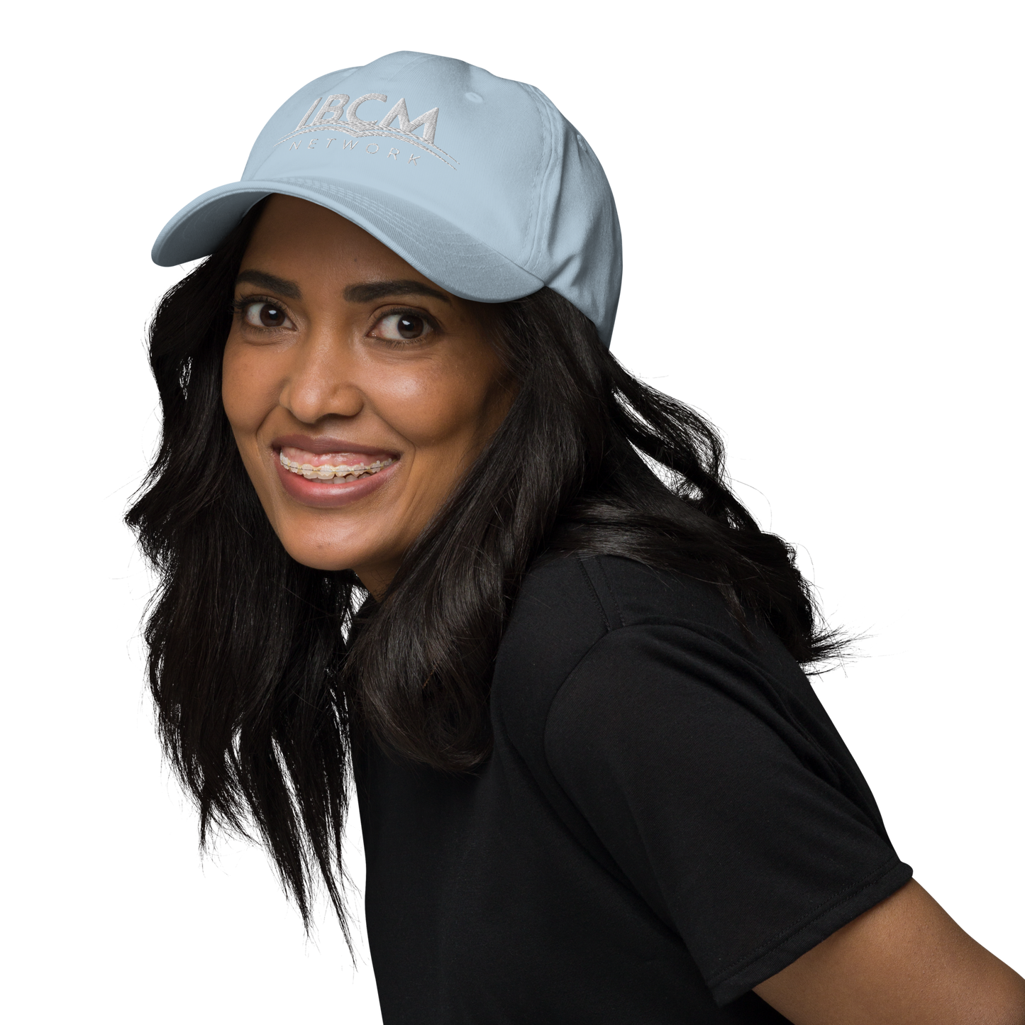 Baseball cap unisex white logo - IBCM Network/UiM (Unity is Mission) (Colours)