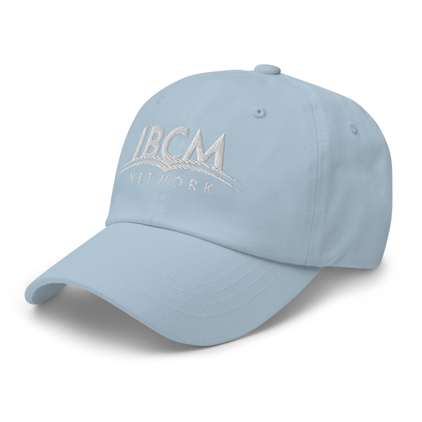 Baseball cap unisex white logo - IBCM Network/UiM (Unity is Mission) (Colours)