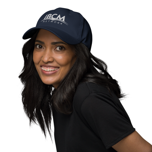 Baseball cap unisex white logo - IBCM Network/UiM (Unity is Mission) (Colours)
