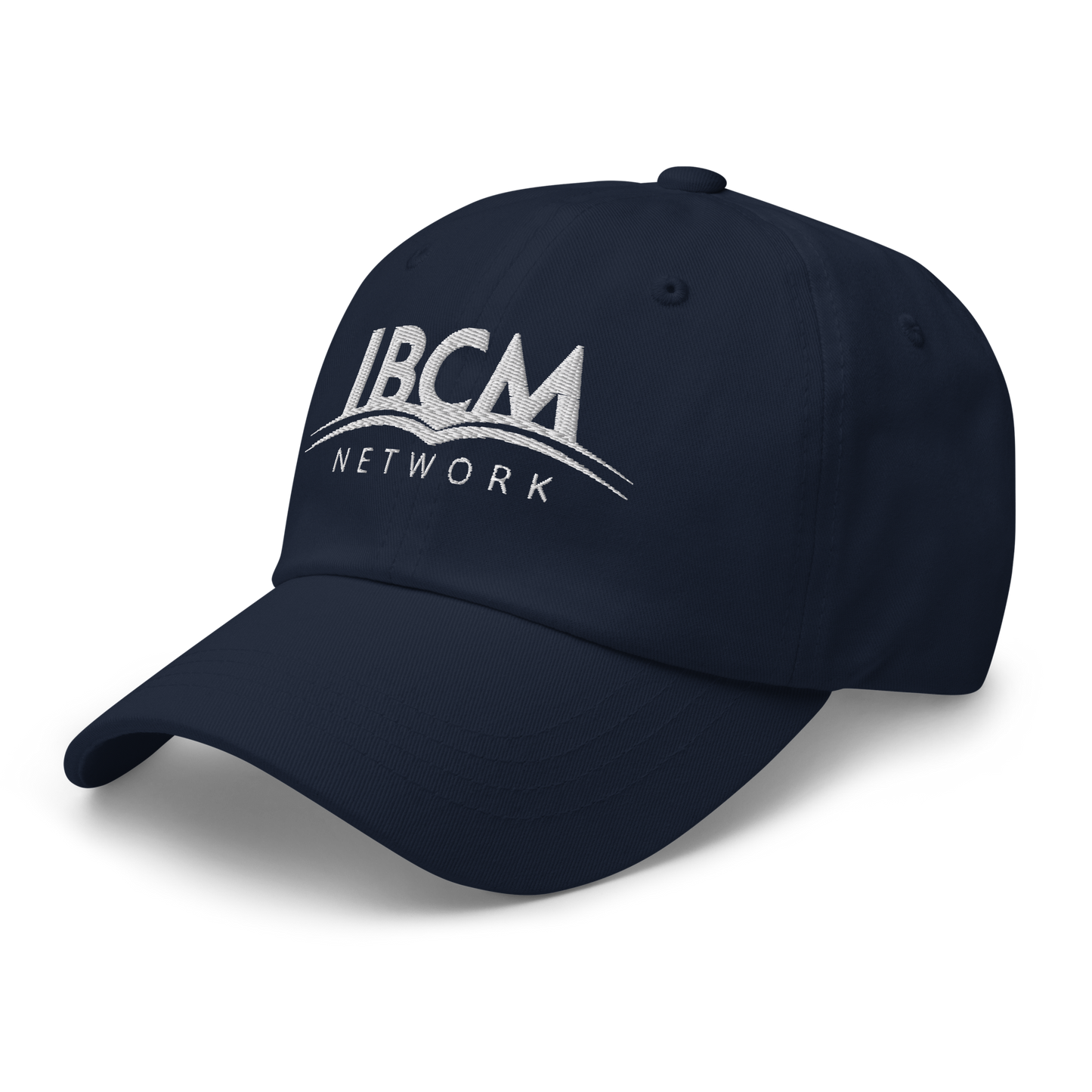 Baseball cap unisex white logo - IBCM Network/UiM (Unity is Mission) (Colours)