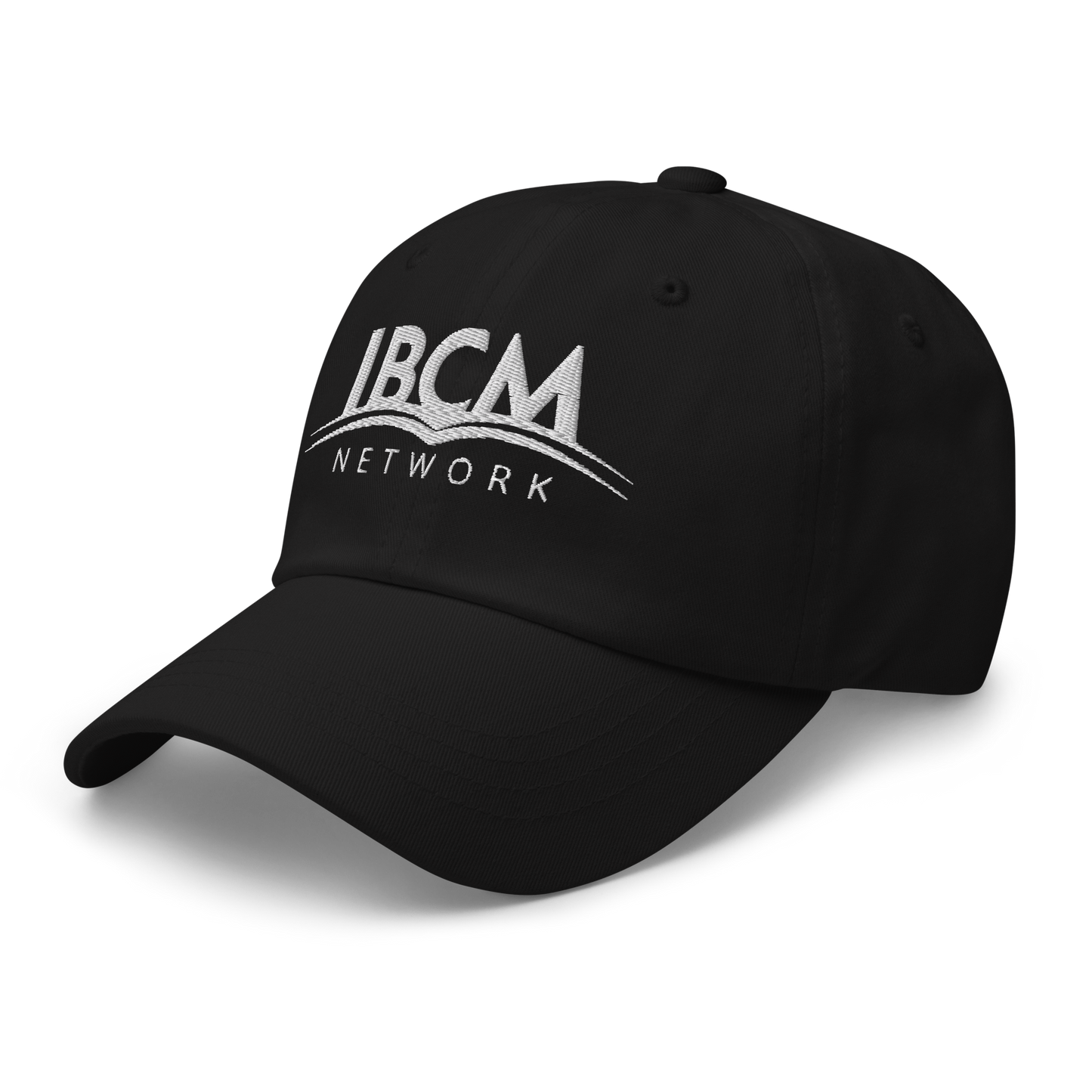 Baseball cap unisex white logo - IBCM Network/UiM (Unity is Mission) (Colours)