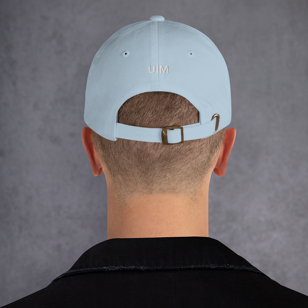 Baseball cap unisex white logo - IBCM Network/UiM (Unity is Mission) (Colours)