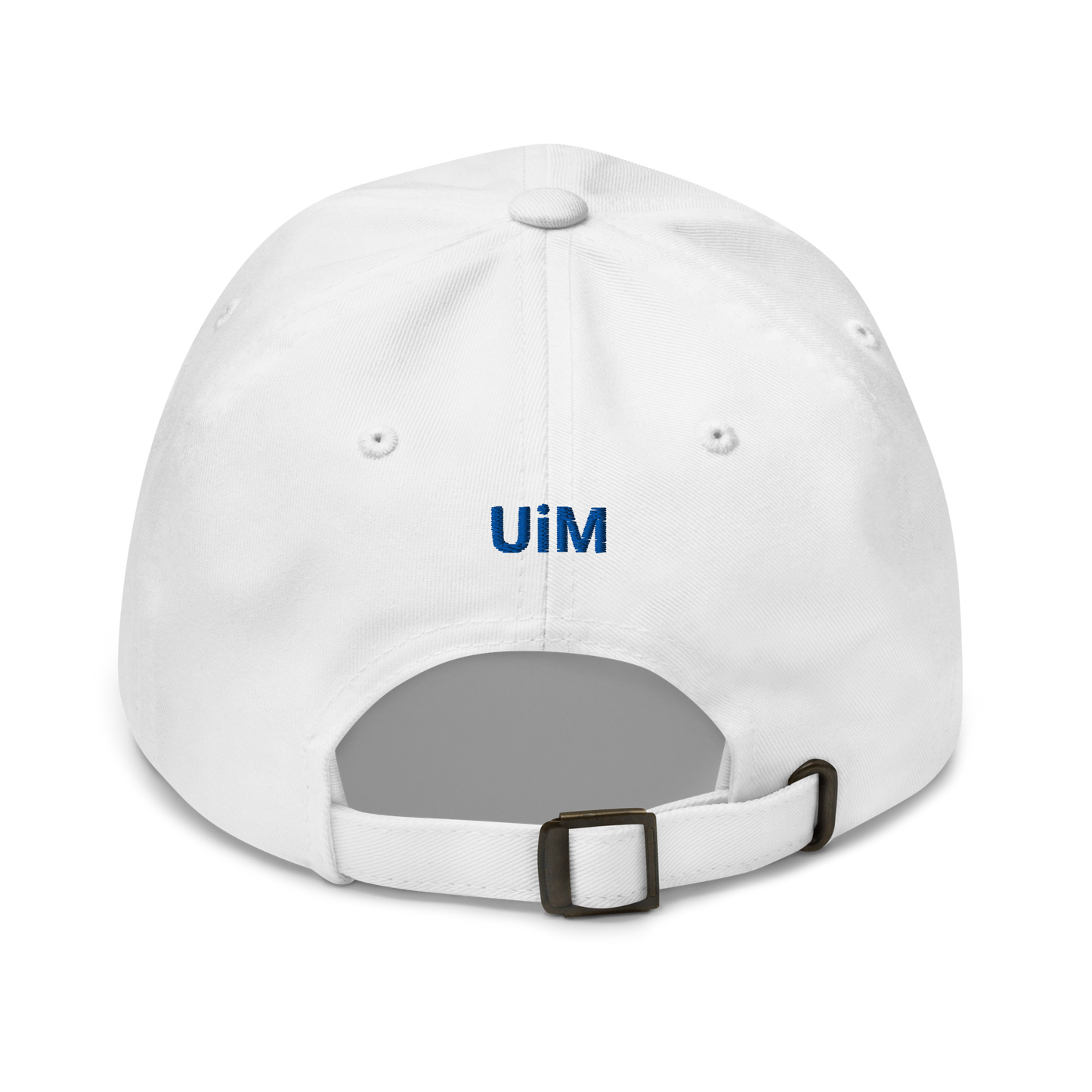 Baseball cap unisex blue logo - IBCM Network/UiM (Unity is Mission) (White)